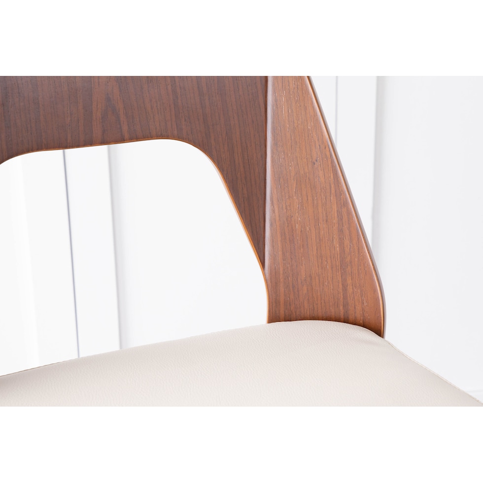 bruges white counter height stool   