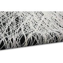 brussels black silver area rug  x    