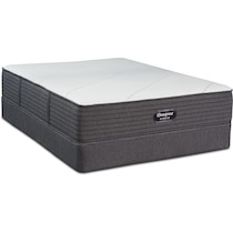 brx ip soft white king mattress split foundation set   