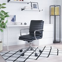 brynn black office chair   