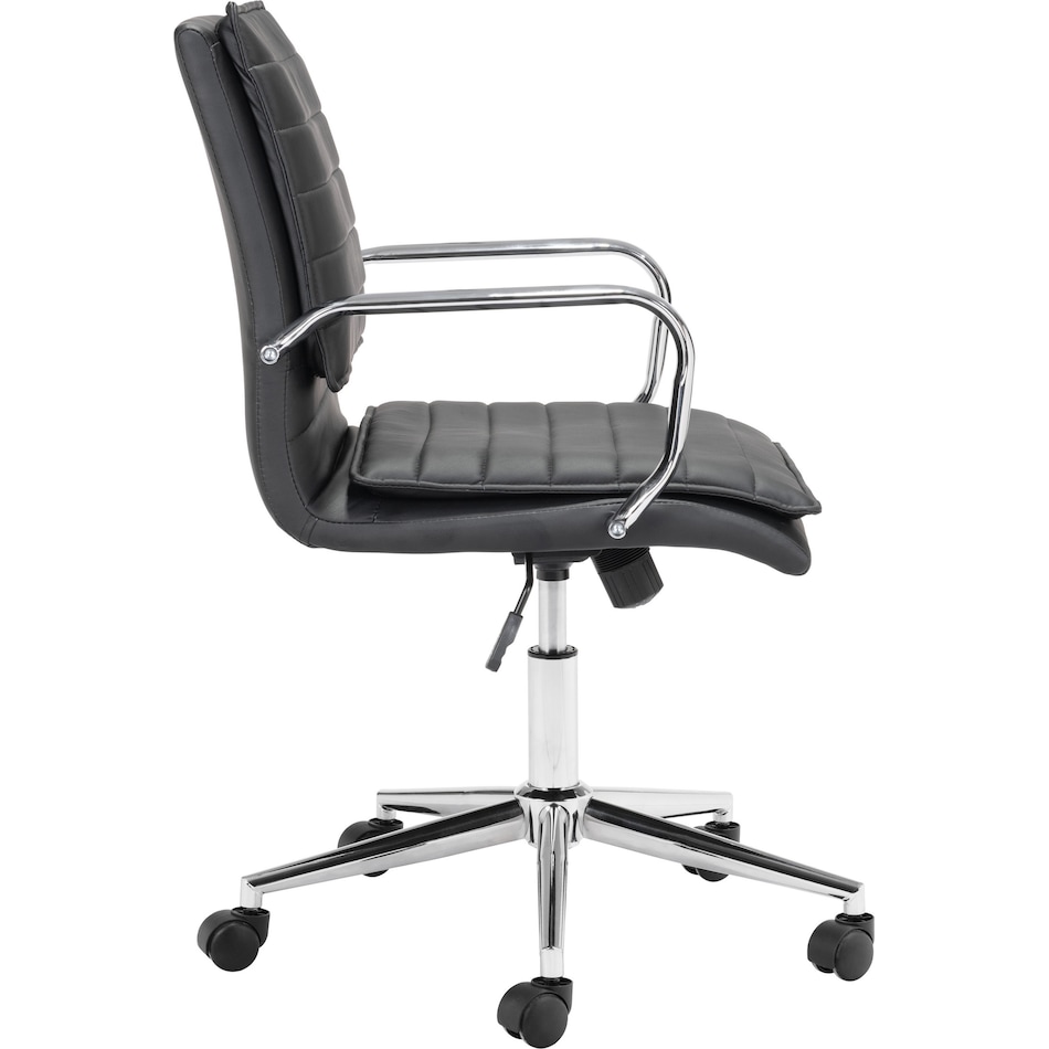 brynn black office chair   