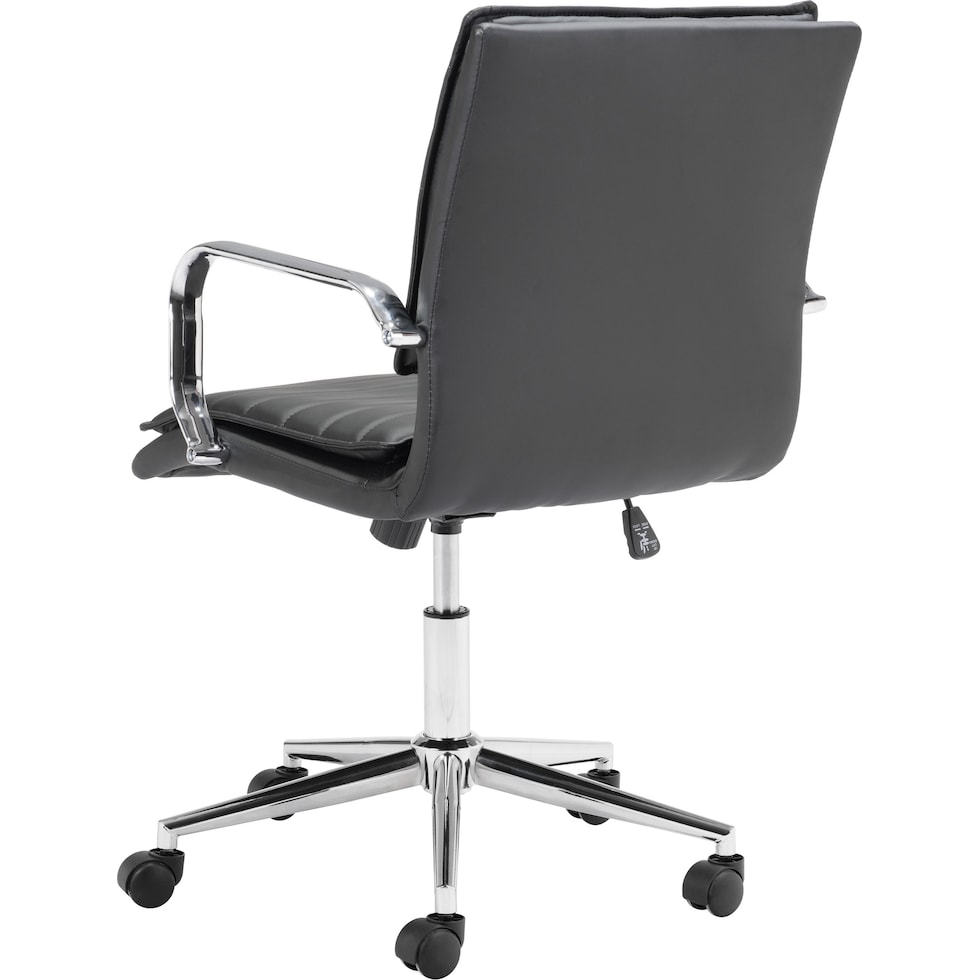 brynn black office chair   