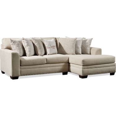 Bungalow 2-Piece Sectional with Right-Facing Chaise