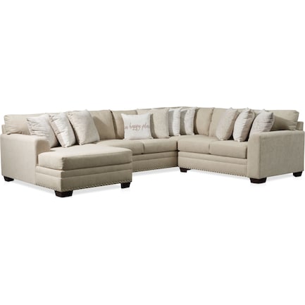 Bungalow 3-Piece Sectional with Left-Facing Chaise