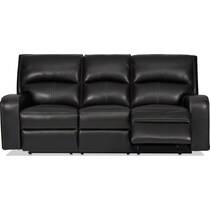 burke black  pc manual reclining living room   