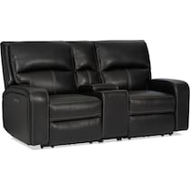 burke black  pc power reclining living room   