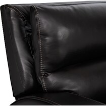 burke black  pc power reclining living room   