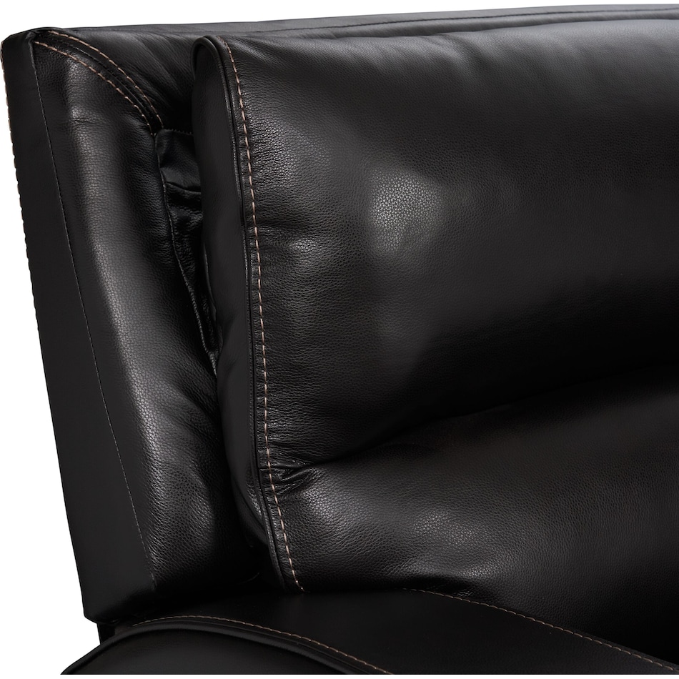 burke black  pc power reclining living room   