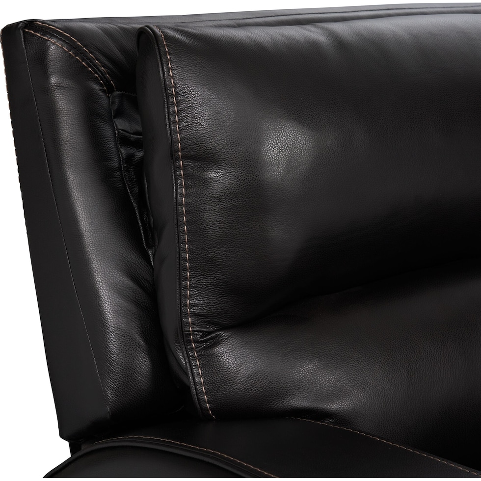 burke black loveseat   