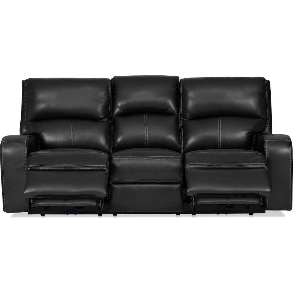 burke black sofa   