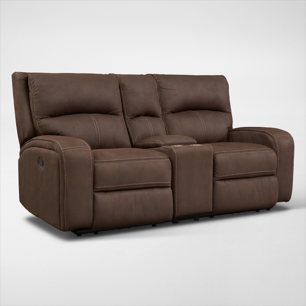 burke dark brown loveseat web   