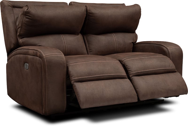 Burke DualPower Reclining Loveseat American Signature Furniture
