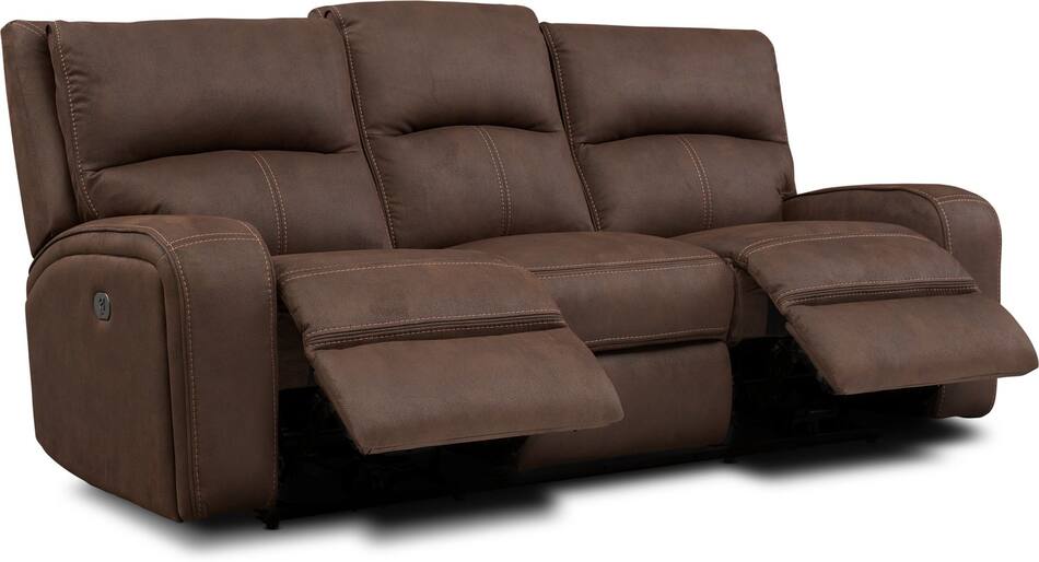 Burke DualPower Reclining Sofa American Signature Furniture