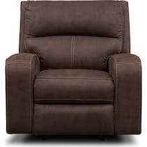 burke dark brown recliner   