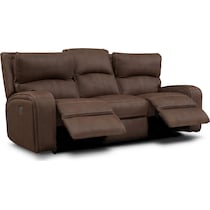 burke dark brown sofa   