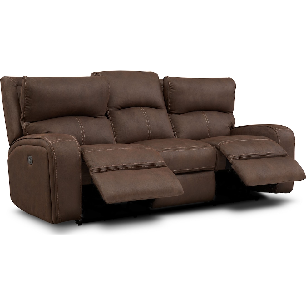 burke dark brown sofa   