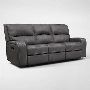 Burke Manual Reclining Sofa and Loveseat Set