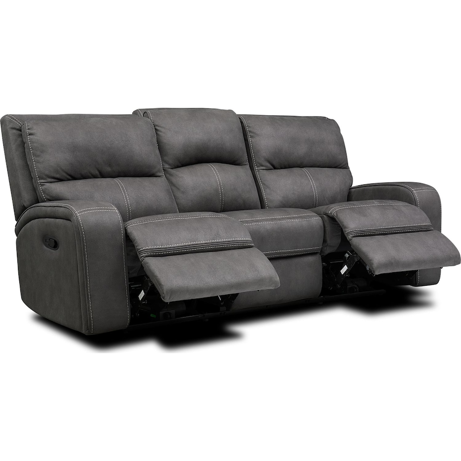 Burke Manual Reclining Sofa and Recliner Set American Signature Furniture
