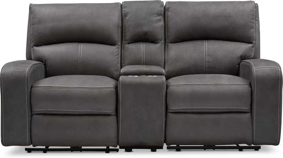 Burke DualPower Reclining Sofa and Loveseat American Signature Furniture
