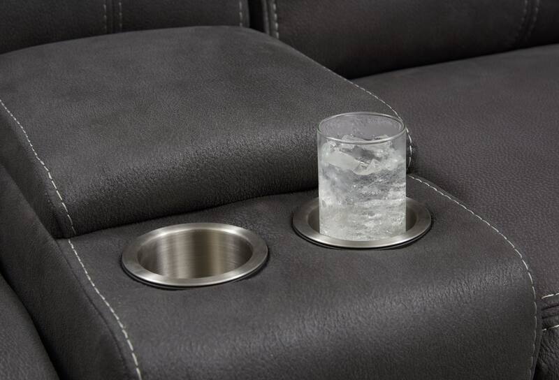 Burke DualPower Reclining Sofa and Loveseat American Signature Furniture