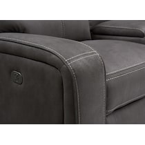 burke gray loveseat   