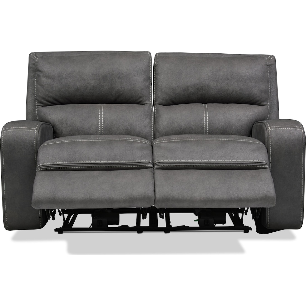 burke gray loveseat   