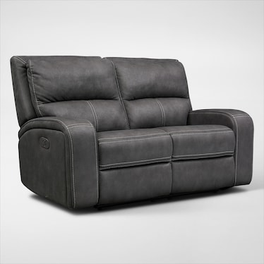 Burke Dual-Power Reclining Loveseat