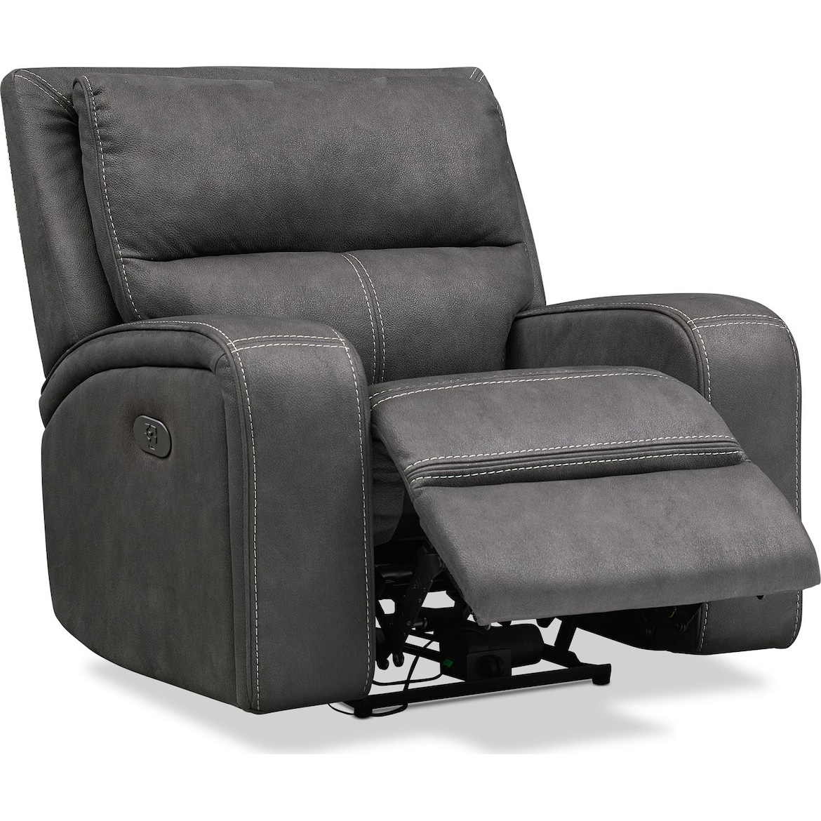 Burke Dual-Power Recliner | American Signature Furniture