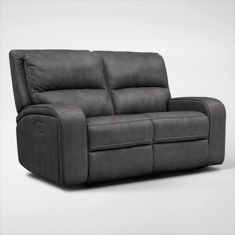 Burke DualPower Reclining Loveseat American Signature Furniture