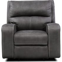 burke gray recliner   