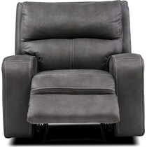 burke gray recliner   