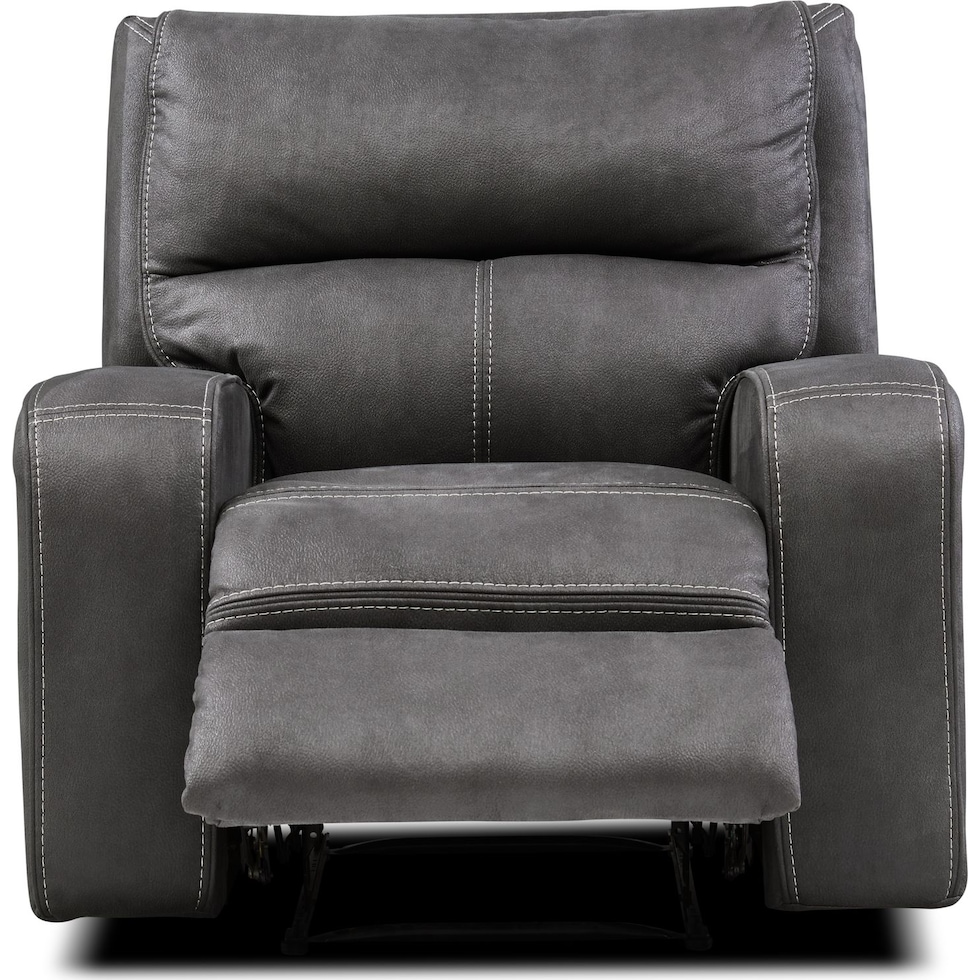 burke gray recliner   