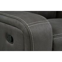 burke gray recliner   