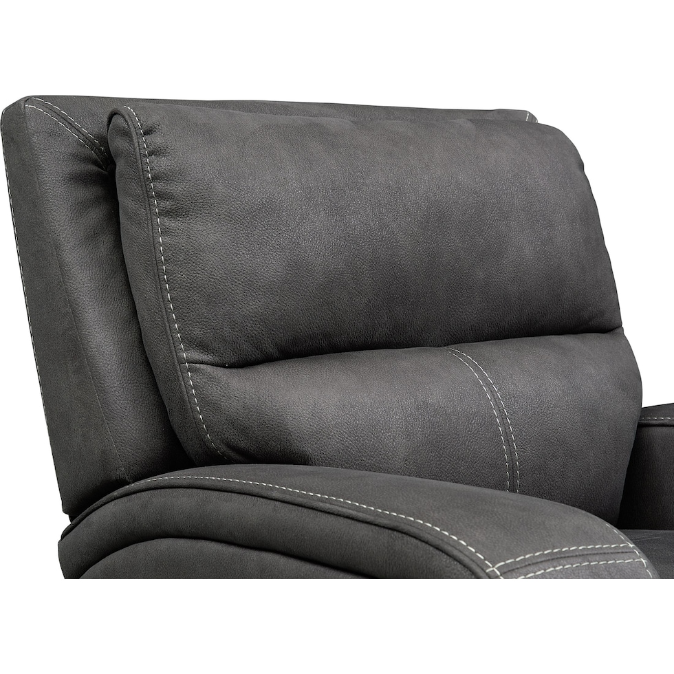 burke gray recliner   