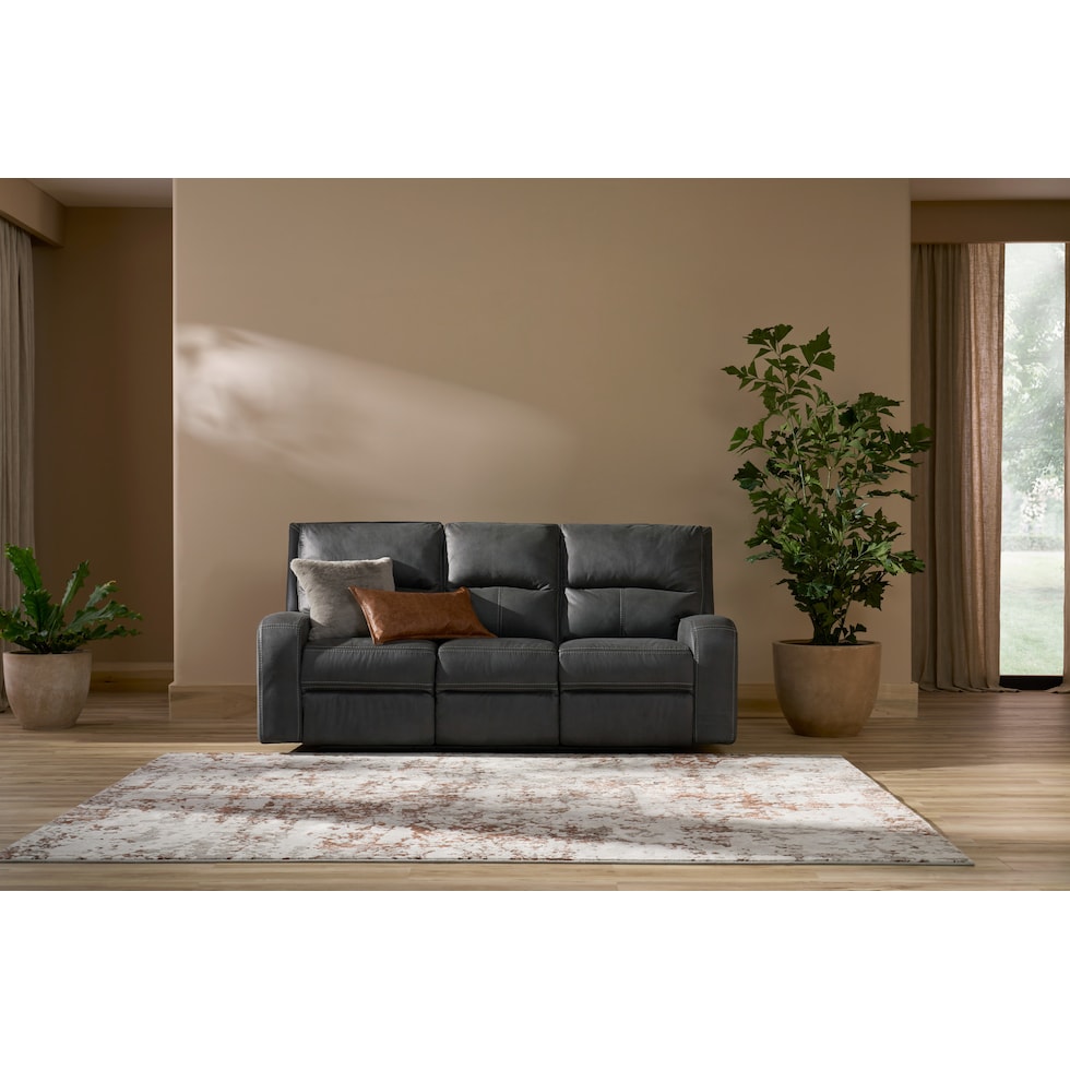 burke gray sofa   