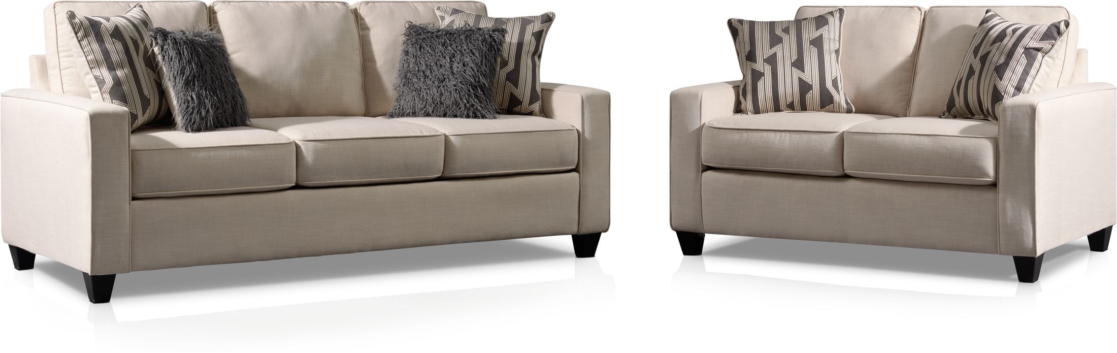 Burton Sofa and Loveseat Set American Signature Furniture