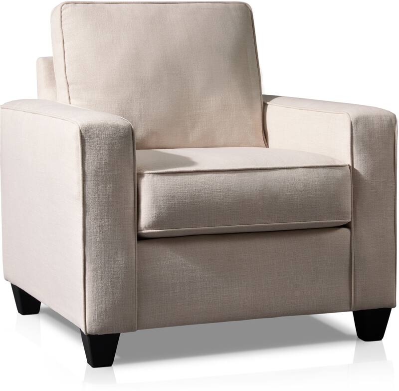 Burton Sofa, Loveseat and Chair Ivory American Signature Furniture