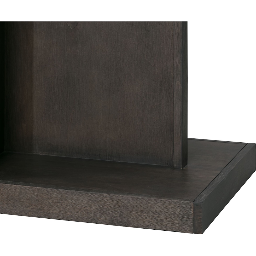 butler dark brown end table   