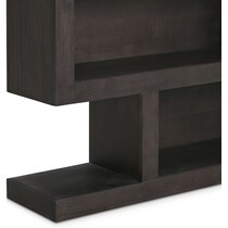 butler dark brown sofa table   