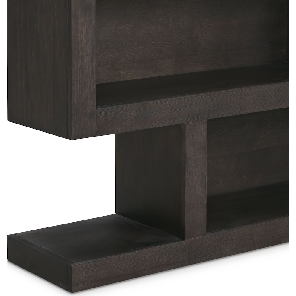 butler dark brown sofa table   