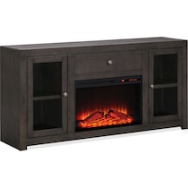 butler dark brown tv stand   
