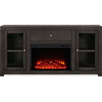 butler dark brown tv stand   