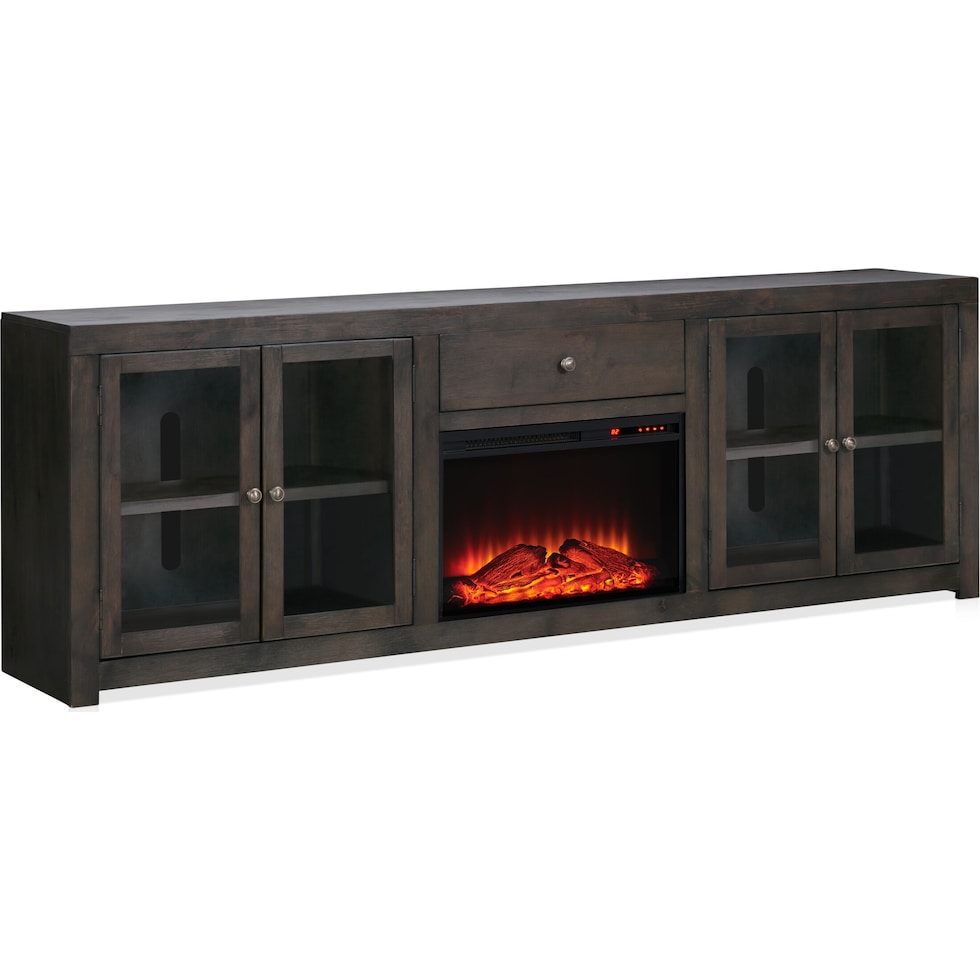 butler dark brown tv stand   