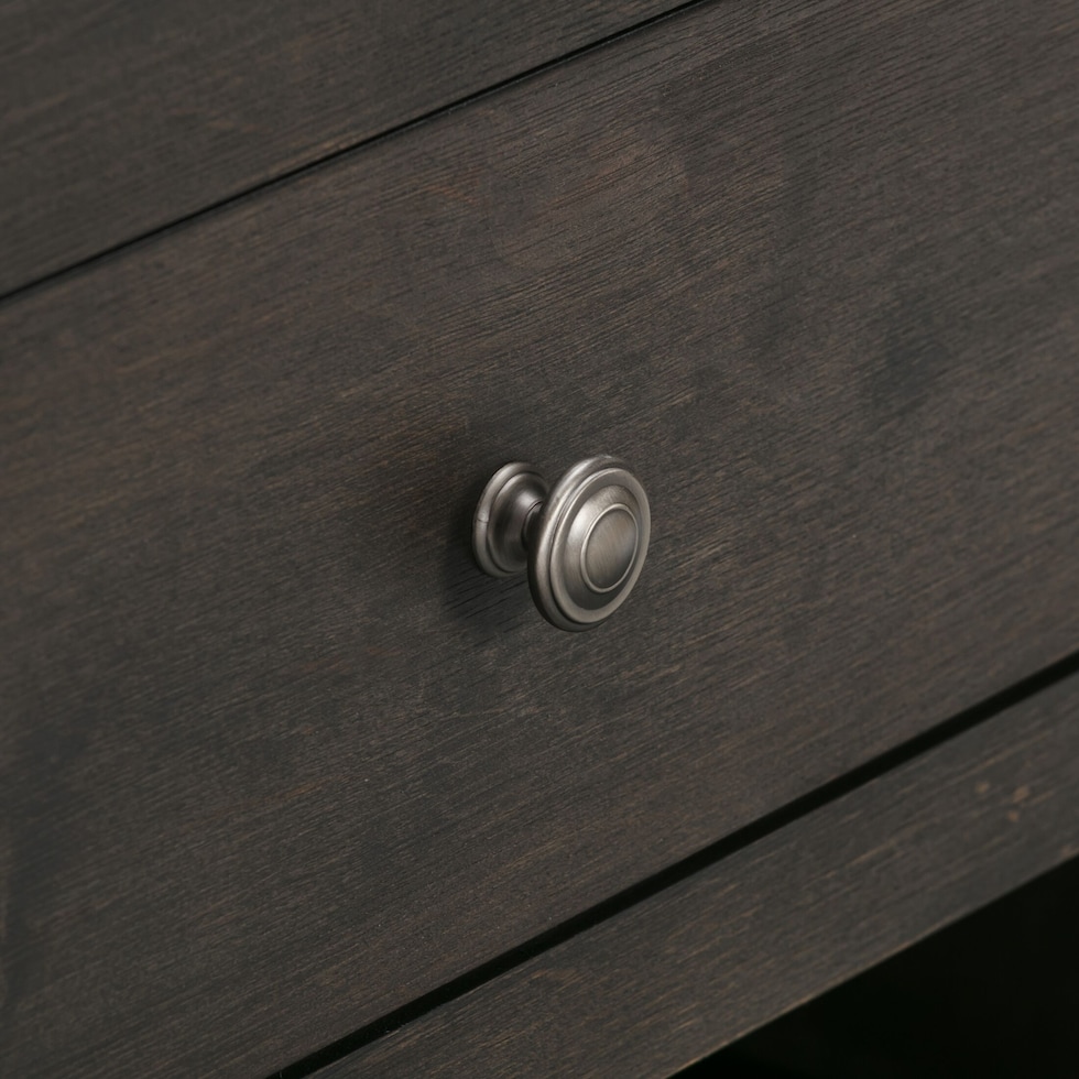 butler dark brown tv stand   