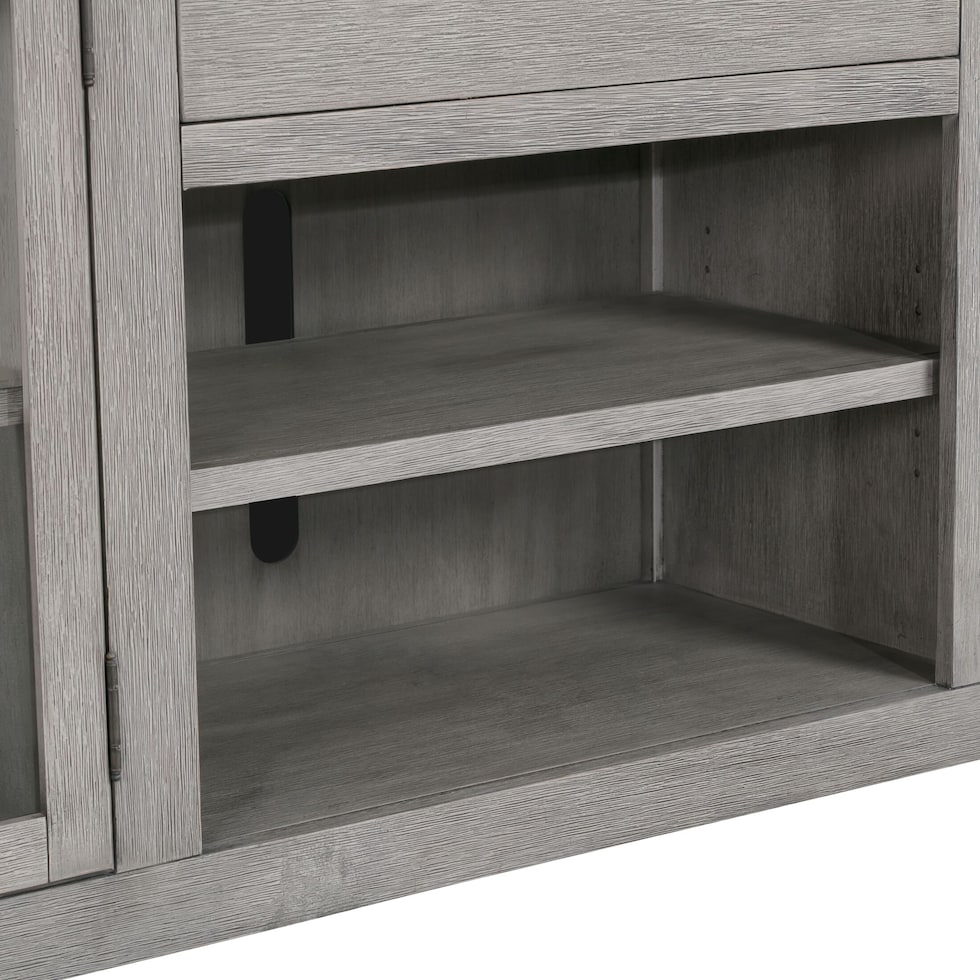 butler gray entertainment wall unit   