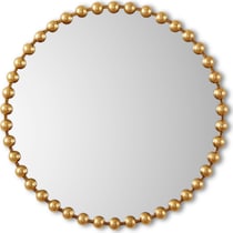button gold mirror   