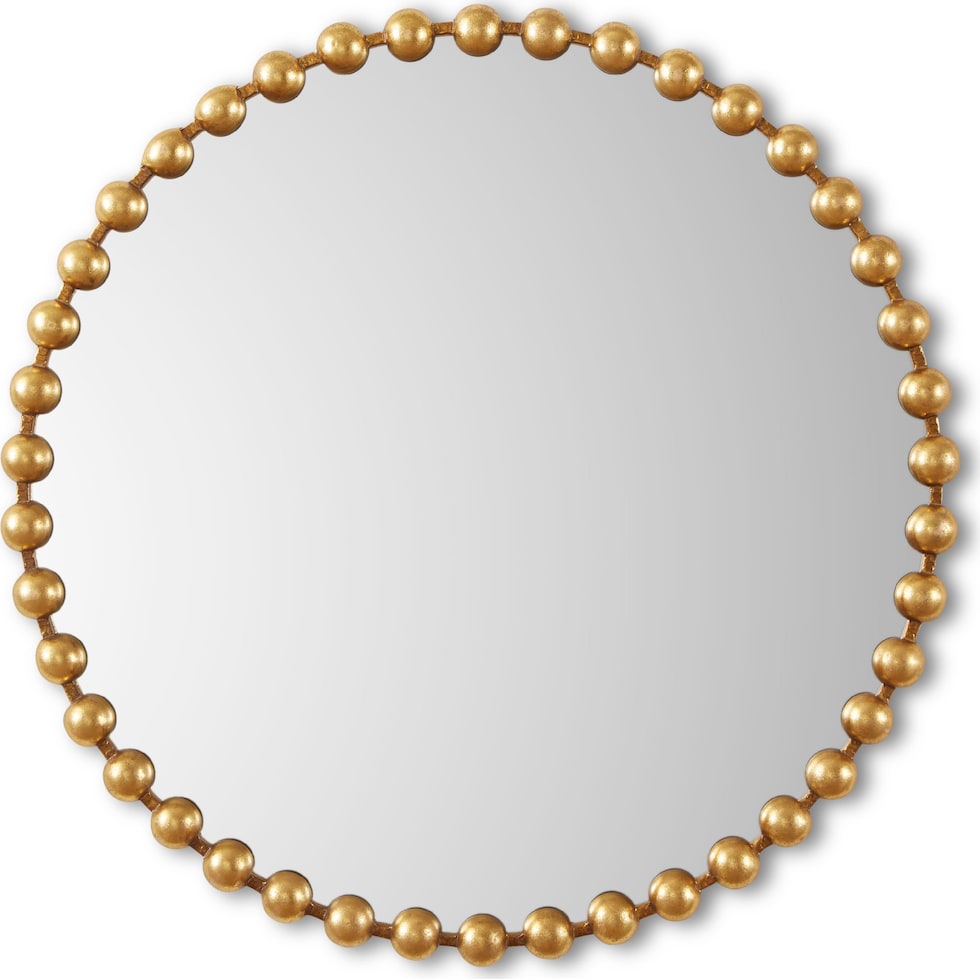 button gold mirror   