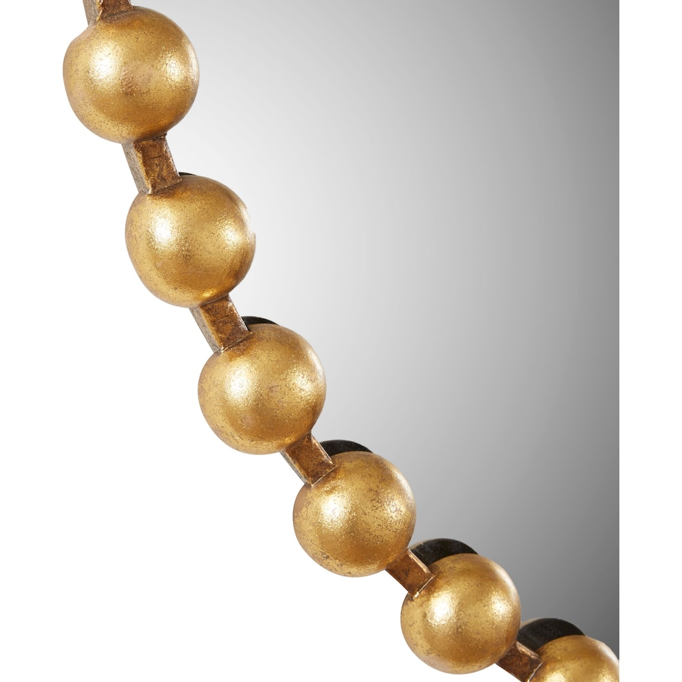 button gold mirror   