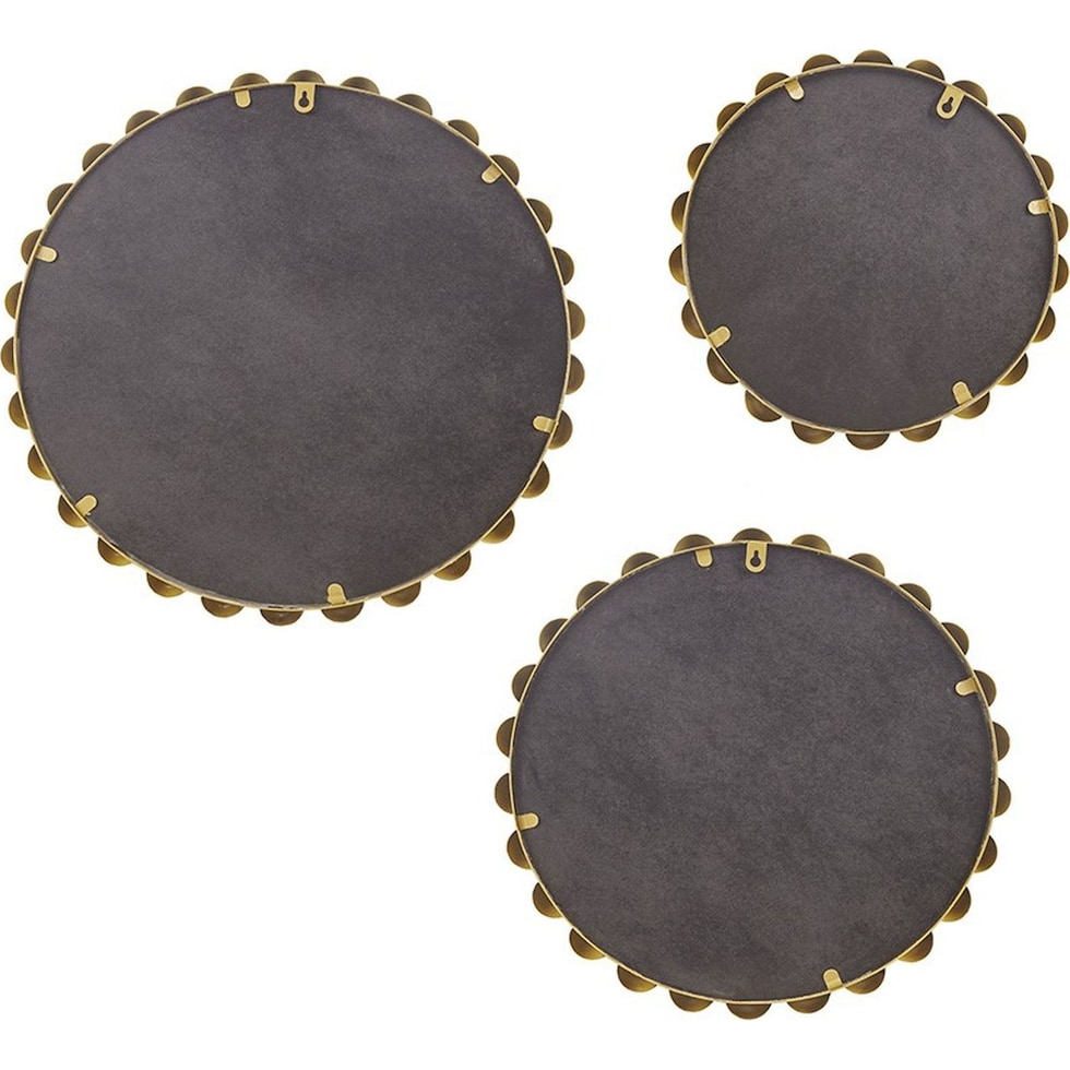 button gold mirror   