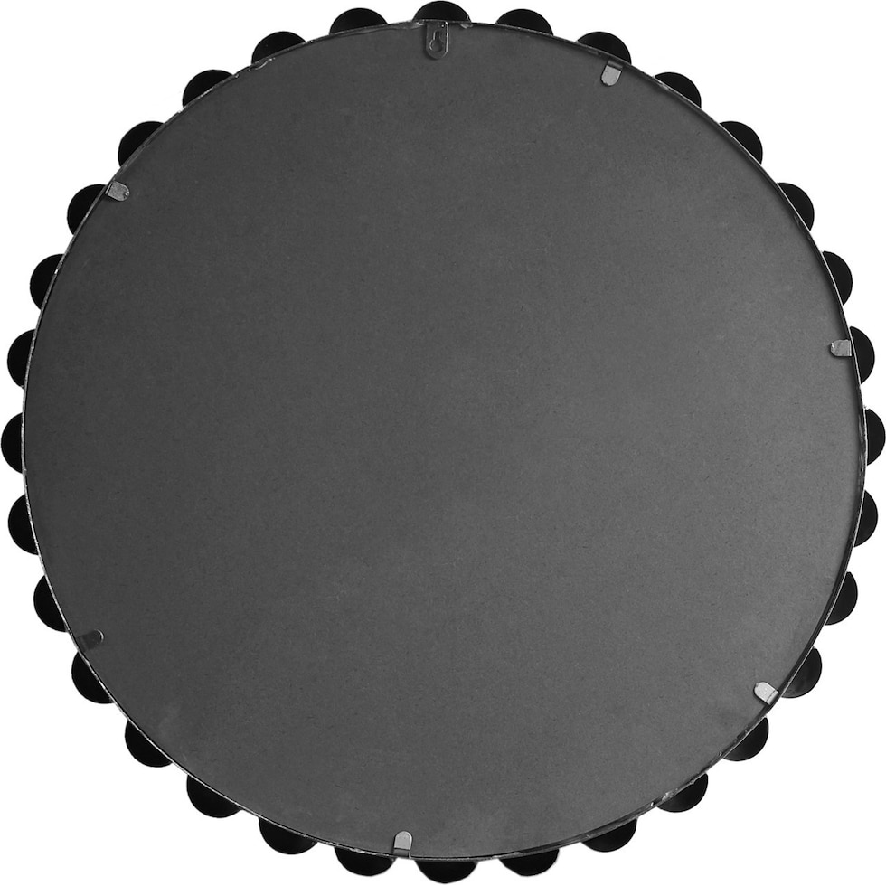 button silver mirror   